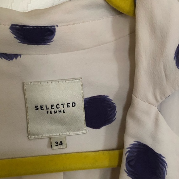 Selected Femme polka dot blazer 34 - Picture 2 of 5